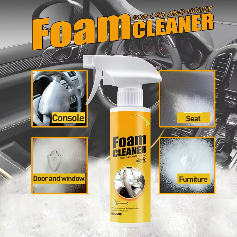 Leather Cleaner Interior - 1/3pcs-30/100ml pembersih busa multifungsi pembersih kursi