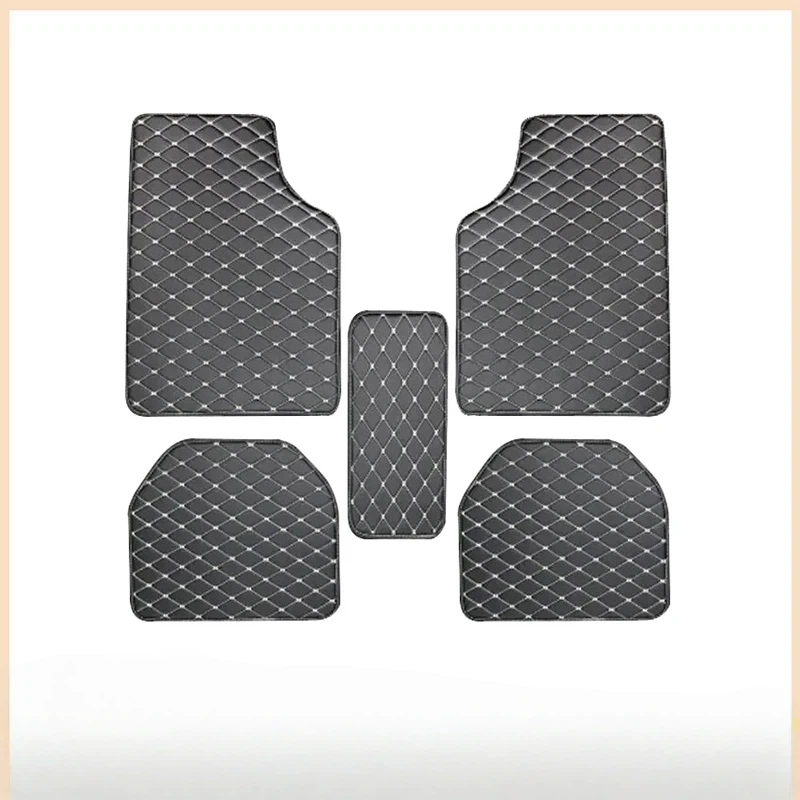 Karpet Mobil 5Pcs Kulit PU Uni - Leather Cleaner Interior ulasan dan harga